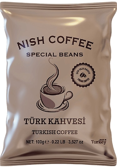 Nısh Türk Kahves Kavrulmuş Öğütülmüş  24 x 100 G