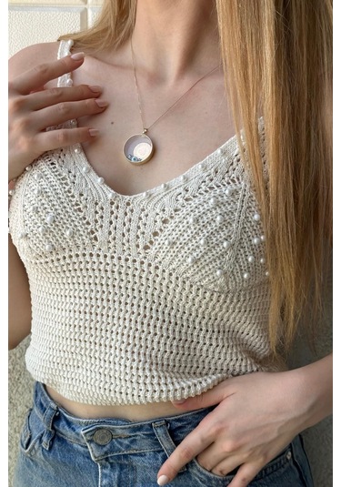 Zümrüt Sarraf 14 Ayar Altın Çeyrekli 14 Ayar Altın Şans Kolye