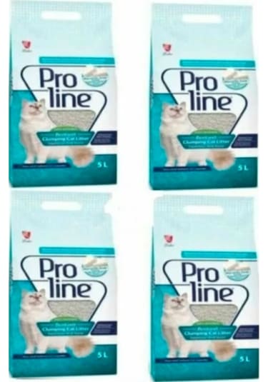 Proline Marsilya Sabunu Kokulu İnce Topaklaşan Bentonit Kedi Kumu 4 x 5 L