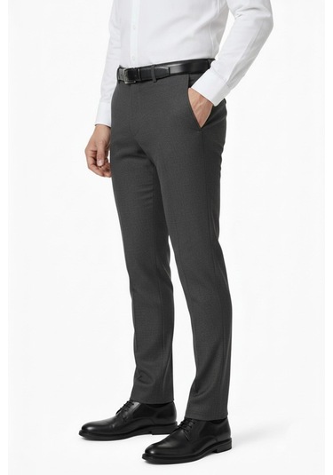 Erkek Regular Fit Kumaş Pantolon Likra Kumaş Bgl-st05033 K.Gri