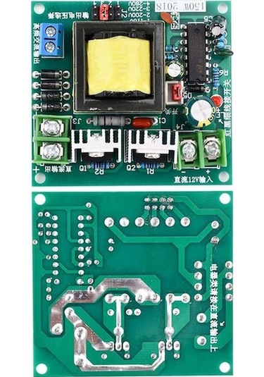 Ulzyvf Yüksek Güç 150w Boost Modülü Dc 12v-220v Ac İnvertör Dönüştürücü Güç Aküsü