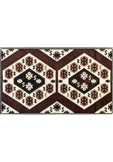 Shark Anadolu Yörük Kilim Kahve Renkli