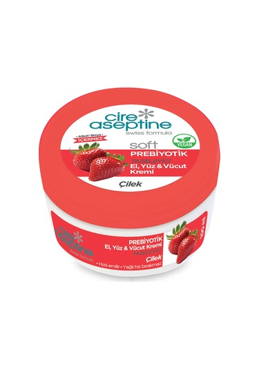 Cire Aseptine Soft Prebiyotik Çilek El Yüz Ve Vücut Kremi 100 Ml