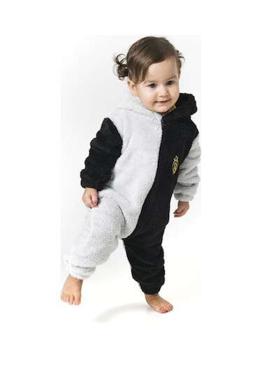 Welsoft Peluş Unisex Fermuarlı Kışlık Bebek Uyku Tulumu