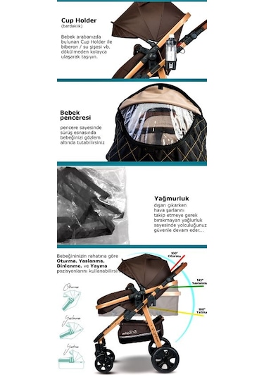 Baby Home 8 In 1 Ekonomi Paket 1010 Travel Sistem Bebek Arabası 505 Bebek Sepeti Anne Yanı Beşik Mama Sandalyesi