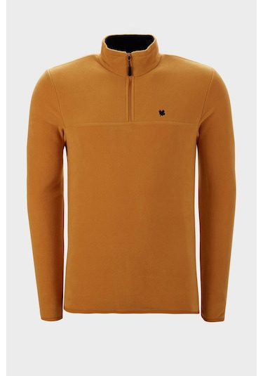 Buratti Slim Fit Anti-Pilling Tüylenme Yapmayan Bato Yaka Kışlık Şardonlu Erkek Polar 5906001 Hardal Buratti Slim Fit Anti-Pilling Tüylenme Yapmayan Bato Yaka Kışlık Şardonlu Erkek Polar 5906001 Hardal