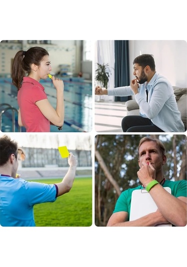 Willowhaven Koçlar İçin 50 Adet Karışık Renkli Yüksek Sesli Spor Düdük Seti