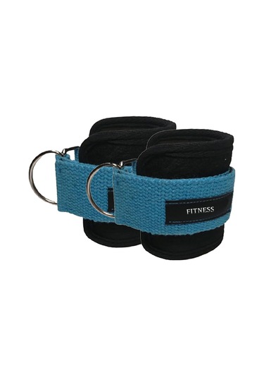Spor Byfit Ayak Bilek Kayışı D-Ring Ağırlık Çekiş Aparatı - MAVİ mavi