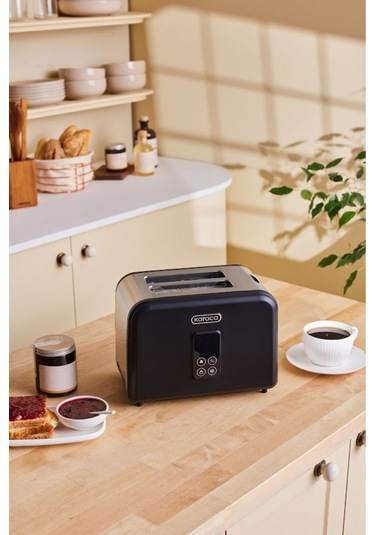 Karaca Multicrust Retro Ekmek Kızartma Makinesi Siyah