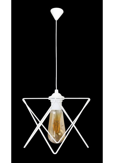 Bade Tekli Avize Beyaz