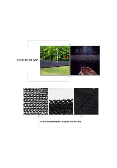 Ranyeek Siyah Tekrarlı Kullanıma Uygun Kask İçi衬垫 - Soğutma Etkisi, Teri Emici, Hızlı Kuruyan, Kask Ömrünü Uzatan