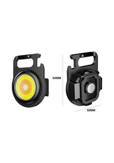 Tongxida Çok Renkli Cob El Feneri, Manyetik Anahtar Kancası J033 Çok Renkli