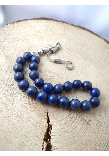 Balıkhediyelikfoto Lapis Lazuli Taşi Şak Şak Tespih / Iri Kesim Doğaltaş Tespih 12 M 547517523