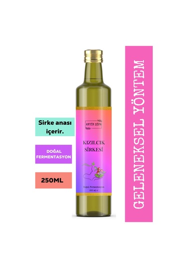 Elma Sirkesi Ve Kızılcık Sirkesi 250 Ml + 250 Ml - Doğal Fermente