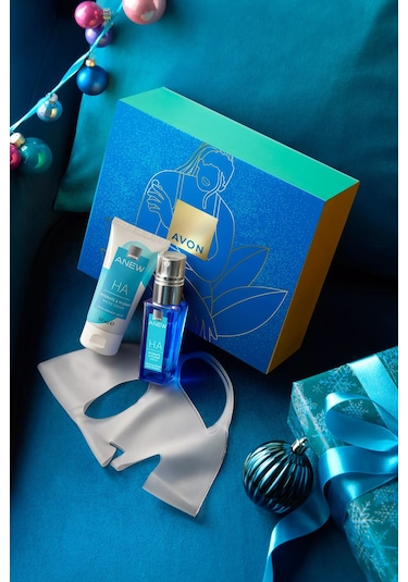 Avon Anew Hyalüronik Asit İçeren Dolgun Görünüm Veren Serum 30 ML + Hyalüronik Asit İçeren Dolgun Görünüm Veren Su Bazlı Krem 50 ML