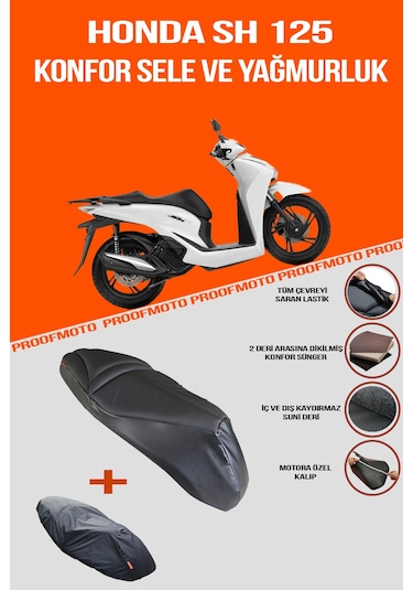 Honda Sh 125, Sh125 - Konfor Sele Ve Yağmurluk Kılıf