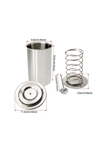 Termometreli 304 Paslanmaz Çelik Jambon Pres Makinesi, Et Kümes