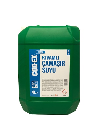 Cod-Ex Kıvamlı Çamaşır Suyu 4 L