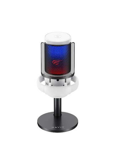 Havit Gamenote Gk50 Rgb Yayıncı Mikrofonu - Beyaz