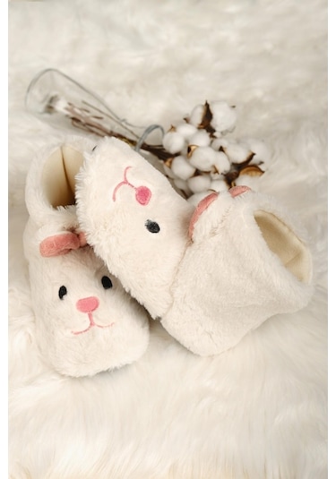 Zola Tavşan Desenli Kadın Panduf