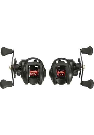 Dianziye Sağ Elle Sürüşlü Siyah-kırmızı Balık Makinesi - 17+1 Balata, 7.2:1 Dişli Oranı, 8kg Sürtünme Gücü, Çift Fren Sistemi