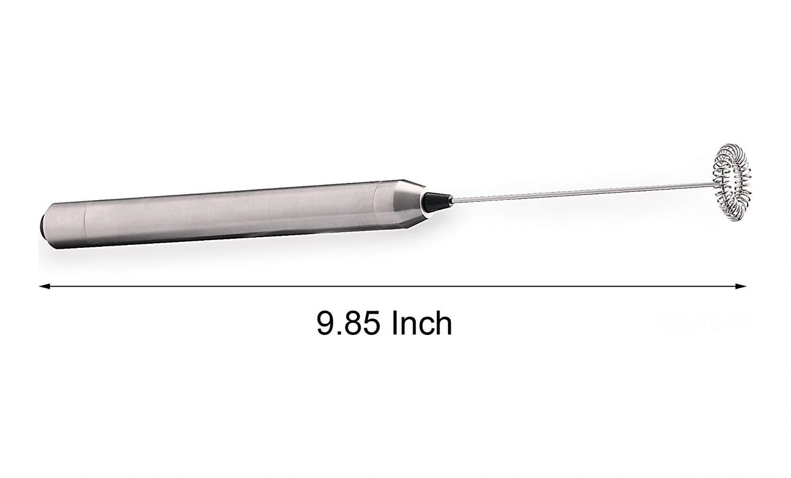 Yunboo El Tipi Elektrikli Çelik Süt Köpürtücü Kahve Karıştırıcı Pil Dahil Değil Gümüş
