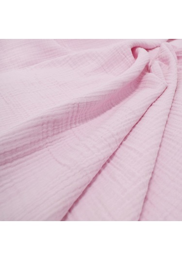 Ezh Başlıklı 4 Kat Müslin Bebek Battaniyesi 92x82 Cm 1209