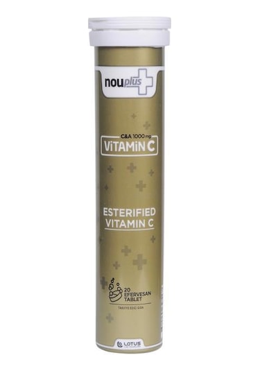 Nouplus Esterıfıed Vitamin C 20 Efervesan Tablet