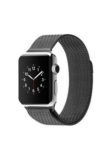 Apple Uyumlu  Watch 3 4 5 6 7 Seri 42 MM 44 MM 45 MM Metal Hasır Tme Kordon