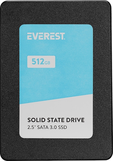 Everest ES512A 2.5" 512 GB 550/460 MB 3D NAND Flash SATA 3 SSD