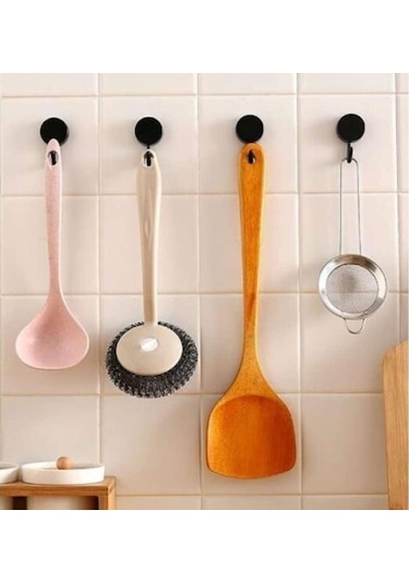 Kendinden Yapışkanlı Renkli Duvar Askısı Çok Renkli