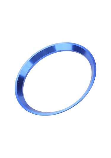 Lemestar Mercedes C E Cla Gla Glc Gle Sınıfı 2015+ İçin Aluminyum Alüminyum Direksiyon Merkezi Dekoratif Çerçeve - Mükemmel Uyum, Dayanıklı, Modası Takip Eden Mavi Renk Diğer