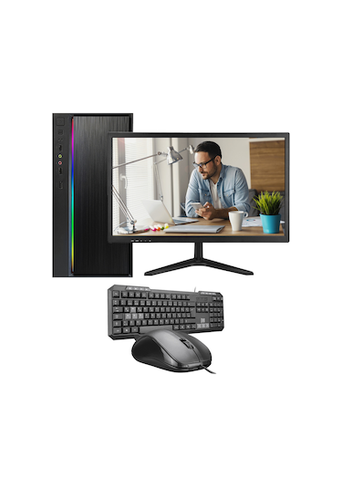 Ramtech WorkForce WF347 i3-4130 16 GB 500 GB HDD+128 GB SSD 21.5" Masaüstü Bilgisayar