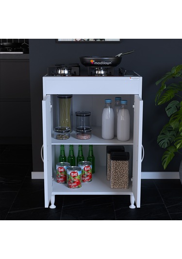 Modilayn Elit 59,6x85x56 Cm Gömme Ankastre Dolabı Beyaz