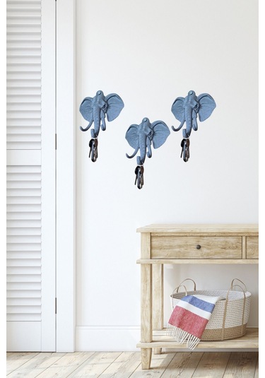 Oxyteez Fil Figürlü Bereket Biblosu Çok Renkli Renk Reçine Tasarım Ev Ve Ofis Dekorasyonu