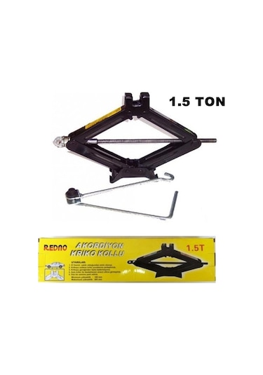 Oto Akordiyon Kollu Araç Kriko 1.5 Ton Makas Tip N11.800