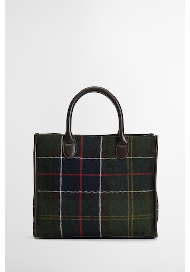 Barbour Barrhill Tartan Omuz Çantası Ol91 Classic Tartan Yeşil