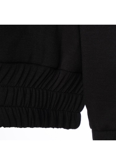 Hummel Sabrına Zıp Jacket Kadın Fermuarlı Ceket Siyah Siyah