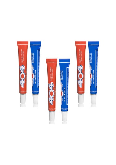 404 Plastik Çelik Süper Güçlü Yapıştırıcı 3 Adet