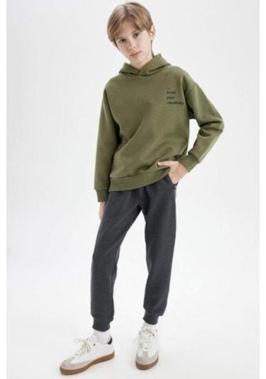 Defacto Erkek Çocuk Okul Eşofman Altı C7635a824auar163 Antrasit