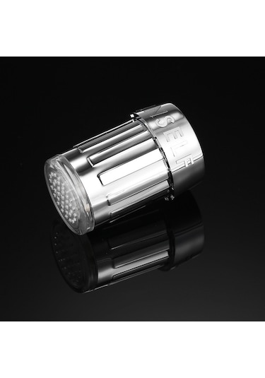 Pazly 7 Renkli Led Musluk Işığı - Su Basıncıyla Çalışan, Abs Malzeme, Banyo & Mutfak İçin Led Musluk Işığı Diğer