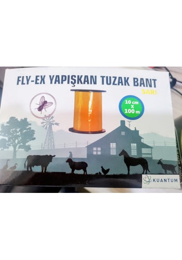 Fly-ex Yapışkan Tuzak Bant 10 CM x 100 M
