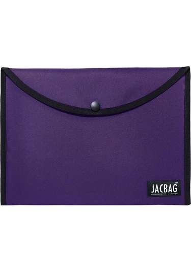 Jacbag Mor Kadın A4 Çıtçıtlı Dosya Defter Tablet Ve Evrak Çantası