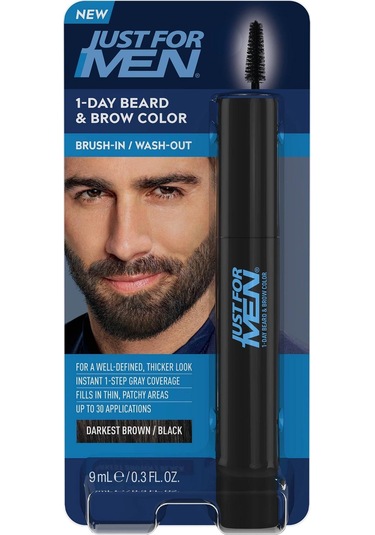 Just For Men 1 Günlük Geçici Sakal Ve Kaş Boyası Koyu Kahverengi/siyah 9ml
