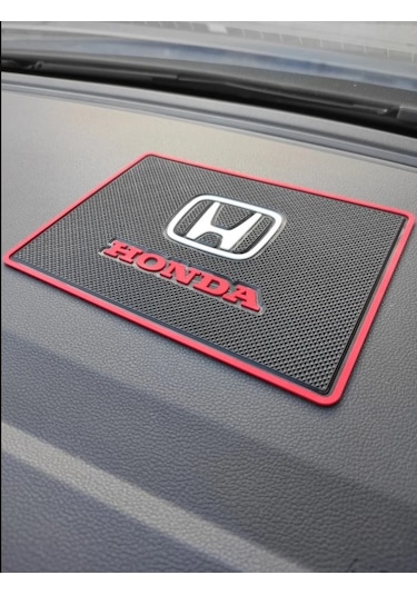 Honda Logolu Kaymaz Torpido Üstü Ped 20x13.5 Cm