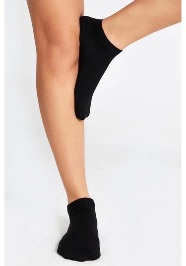 Ambu Kadın Siyah Patik Dikişsiz Premium Çorap 3 Lü Paket