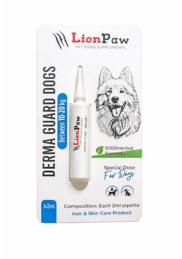 2'li Set Köpek 10-20 Kg Bitkisel İç Dış Parazit Ense Bitkisel Damla Seti - 5 Damla 5 Tablet