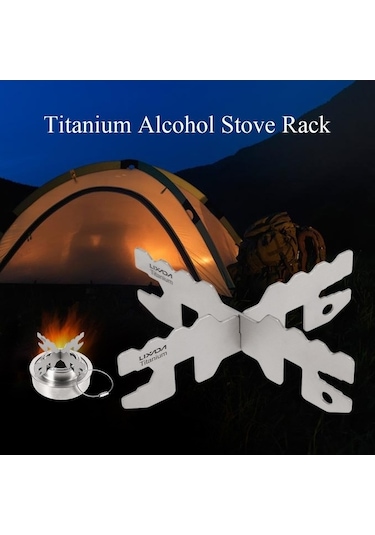 Ganzhoushop Titanyum Standı Soba Rafı Lixada-lixada Çapraz Alkol Açık,y8266-3 Ng Gümüş