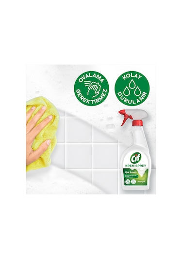 Cif Krem Sprey Yüzey Temizleyici 2 x 750 ML