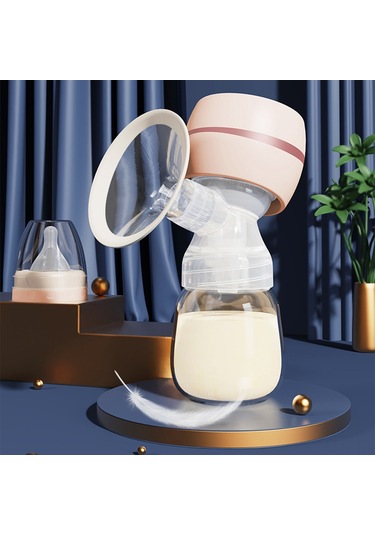 Xindoker Pembe Elektrikli Emziği - Ağrısız Sessiz Çalışma, Led Ekran, 2 Mod 9 Seviye, 22mm Silikon Kapağı, 180ml Şişe, Batarya İçerir